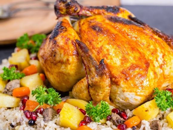 Gelinim Mutfakta İç pilavlı bütün tavuk nasıl yapılır?