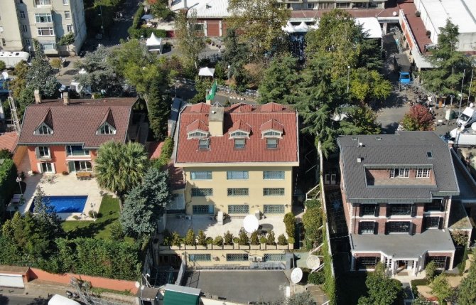 Suudi Arabistan Konsolosluğu, Kaşıkcı cinayetin yıl dönümünde havadan görüntülendi