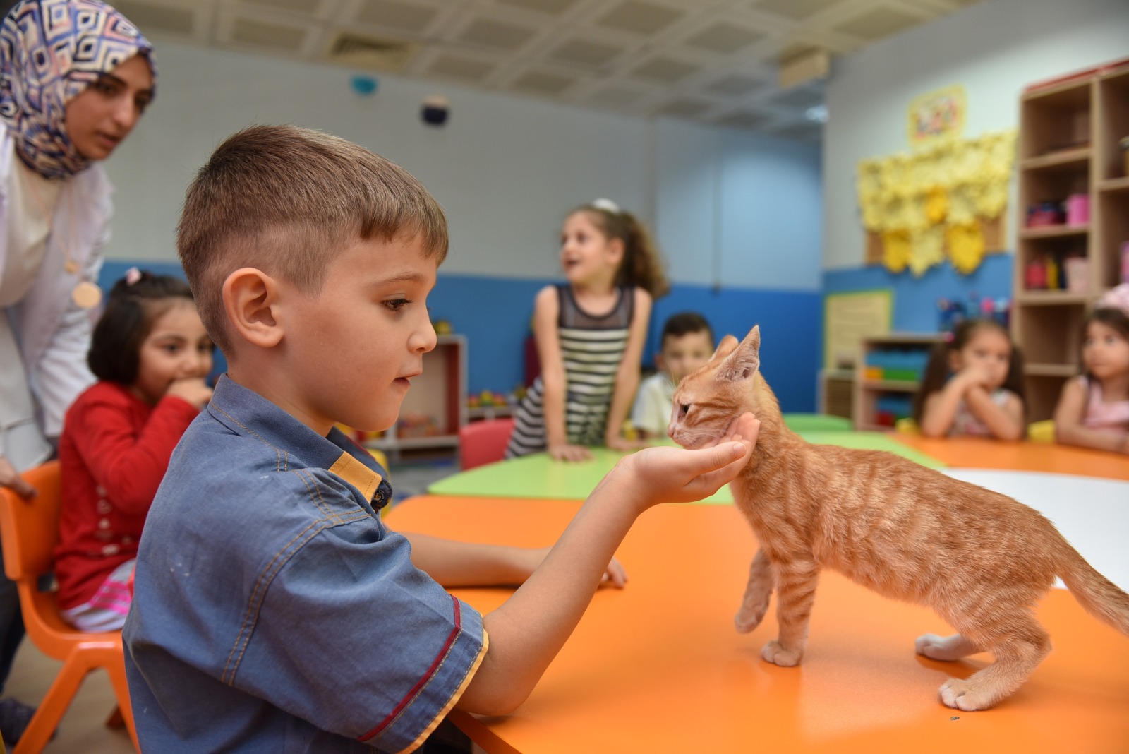 Tuzla'da minikler hayvanseverleri Hayvanları Koruma Günü'nde bilinçlendirildi