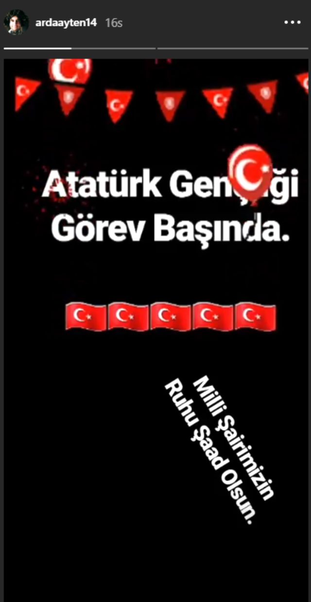 1 Milyon TL kazanarak tarihe geçen Arda Ayten'den Türk bayraklı paylaşım
