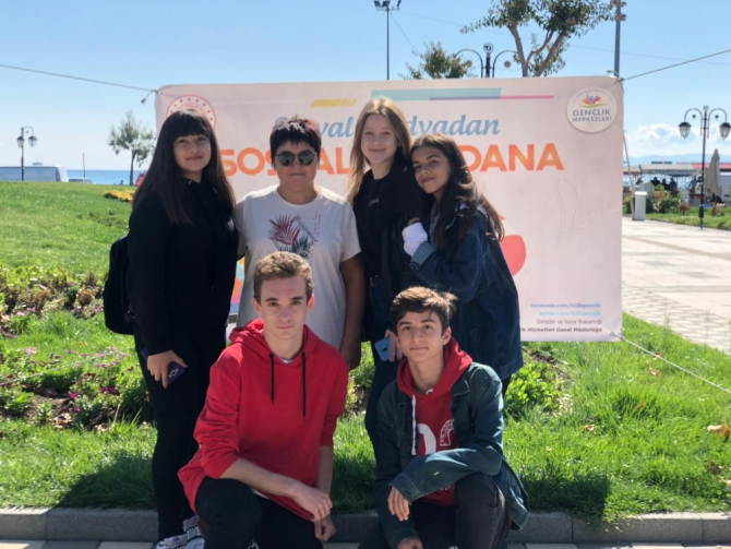 Tekirdağ sahilinde “Sosyal Medyadan Sosyal Meydana” projesi