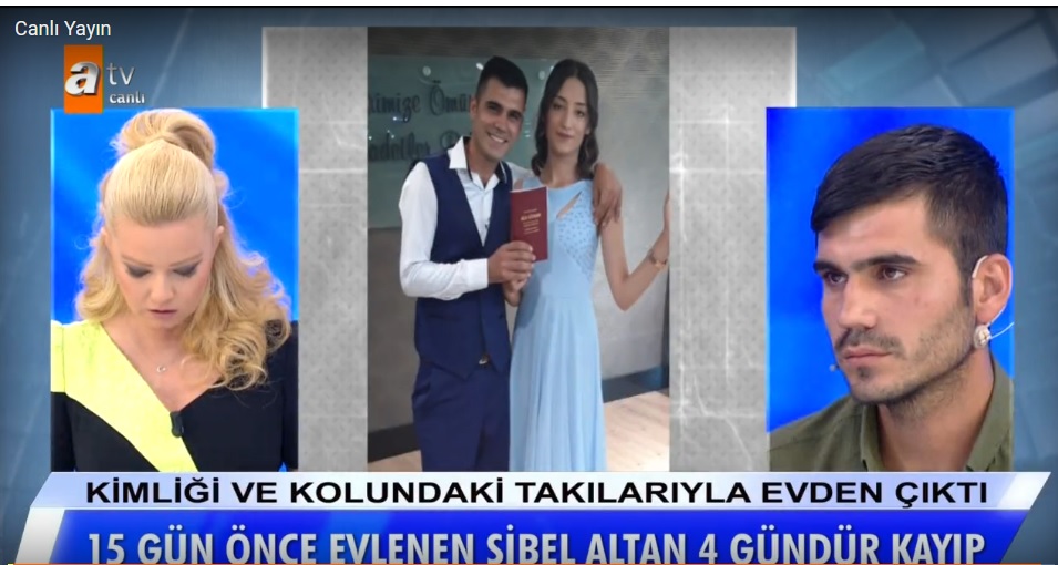 Müge Anlı'da 15 günlük gelin Sibel Altan aranıyor