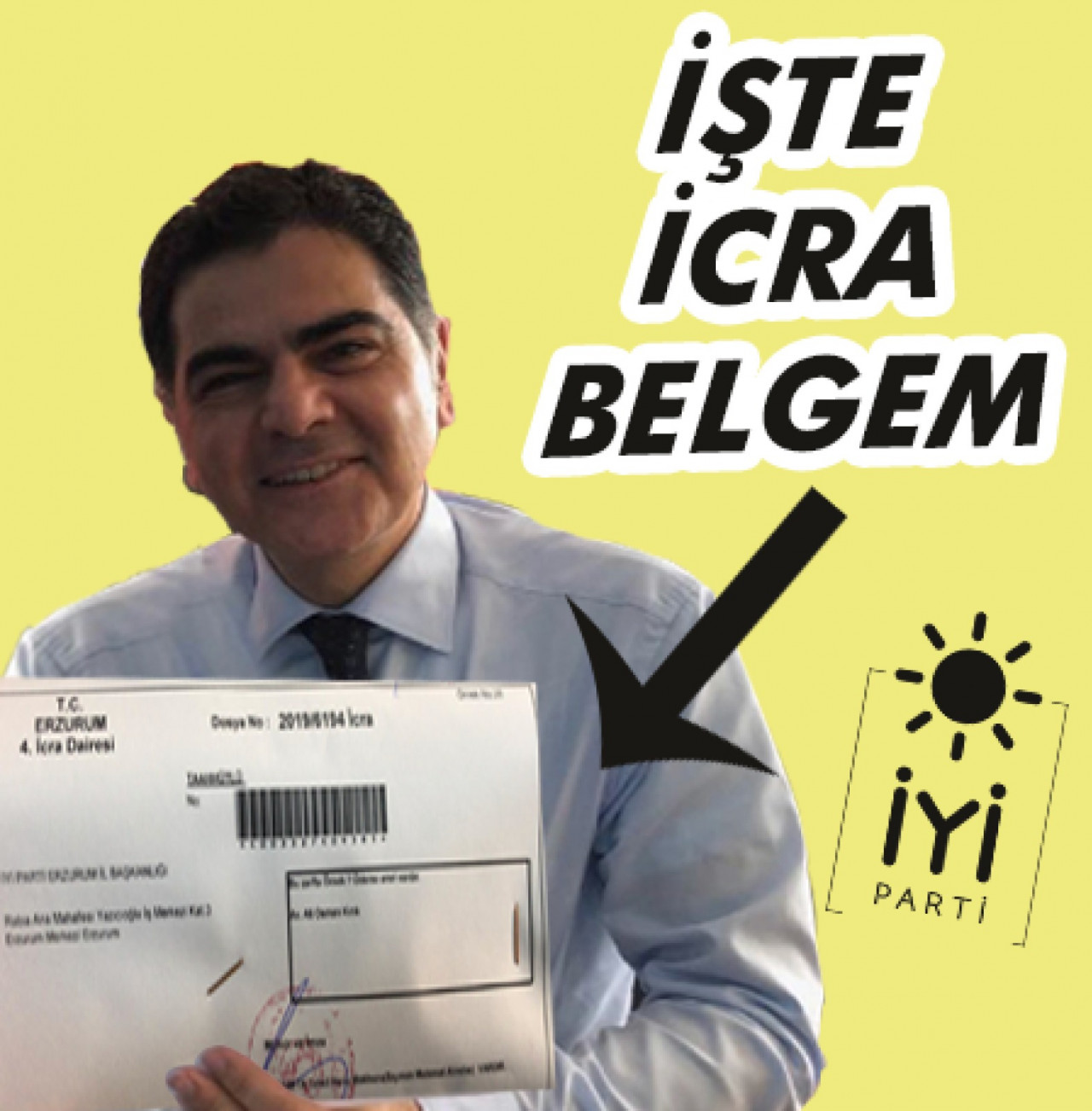 İYİ Parti borç batağında: 47 bin lira için icralık oldu!