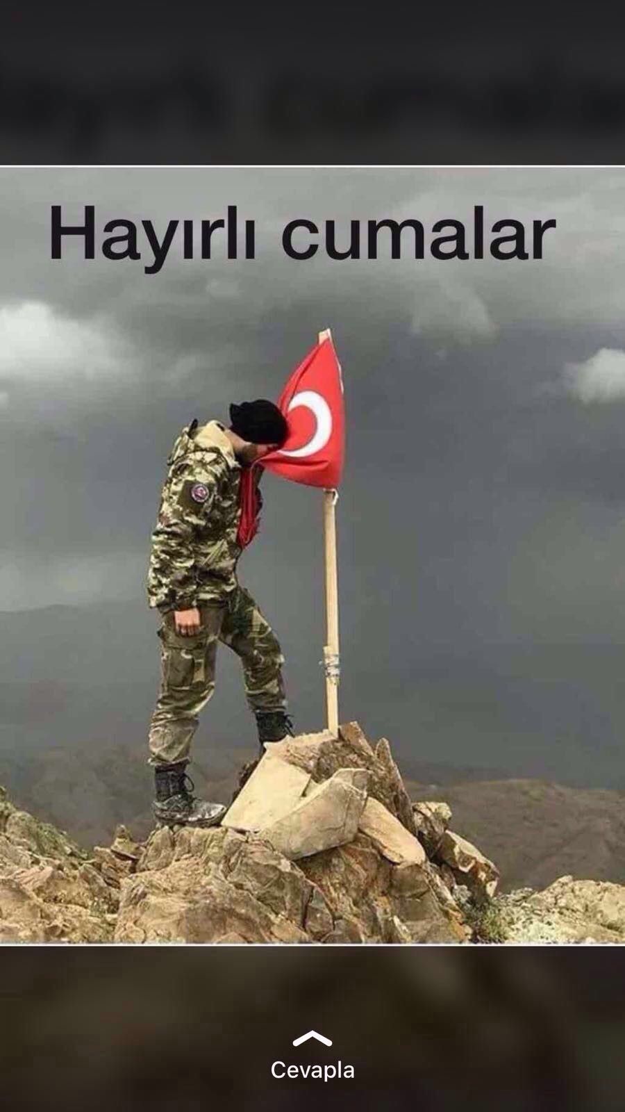 Cuma mesajları askerli | Cuma mesajları bayraklı | Askerli cuma mesajları