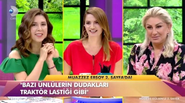 Muazzez Ersoy'dan dolgu dudak yaptıranlara traktör lastiği benzetmesi
