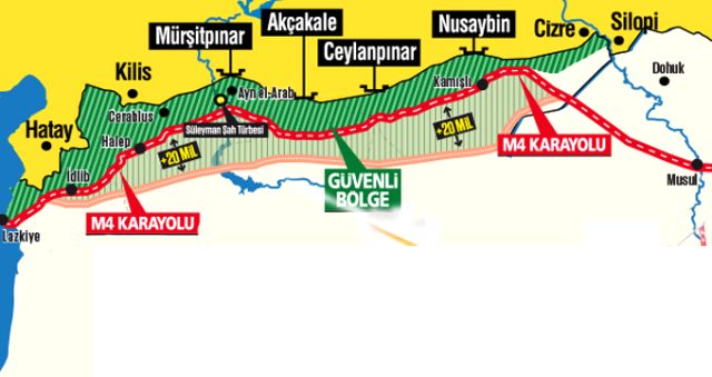 Harekatın 4.gününde M4 kara yoluna ulaşıldı