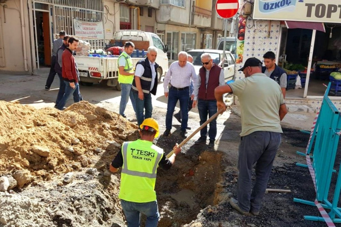 TESKİ Genel Müdürü İçöz’den alt yapı çalışması açıklaması