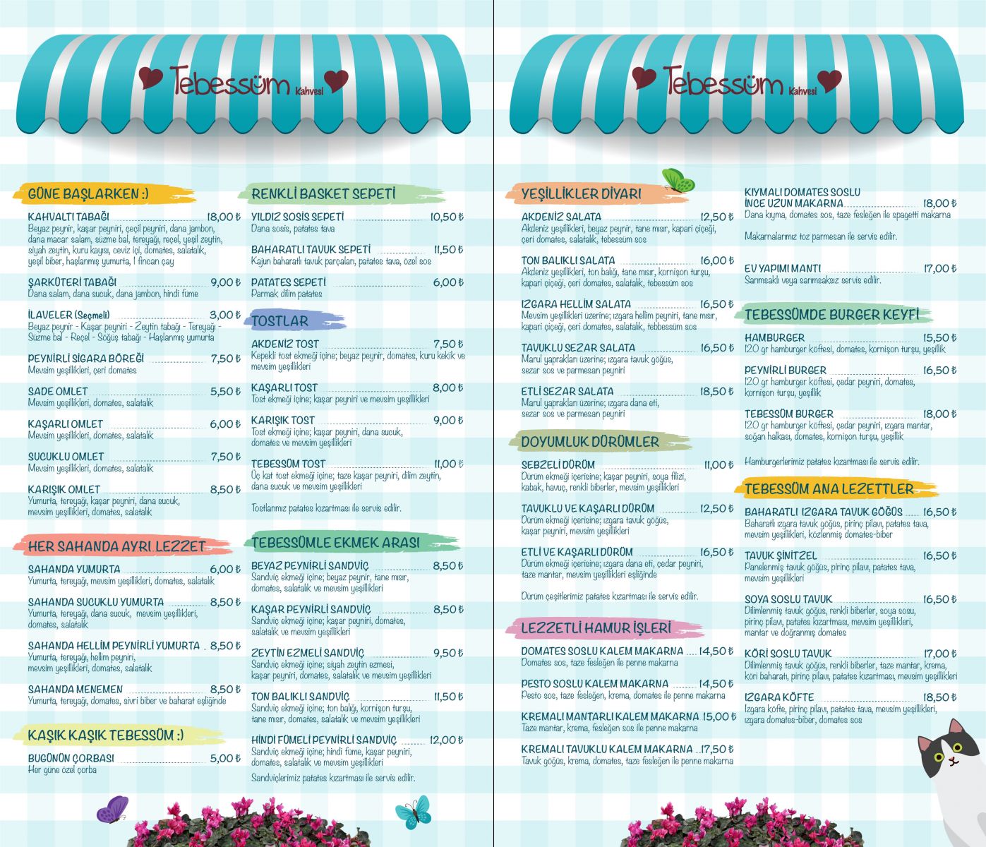 Üsküdar Tebessüm Kahvesi nerede? | Üsküdar Tebessüm Kahvesi menü