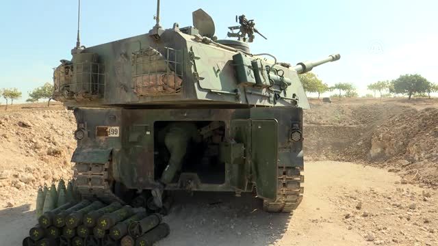 Teröristlerin Obüs'le vurulma görüntüleri ortaya çıktı! 