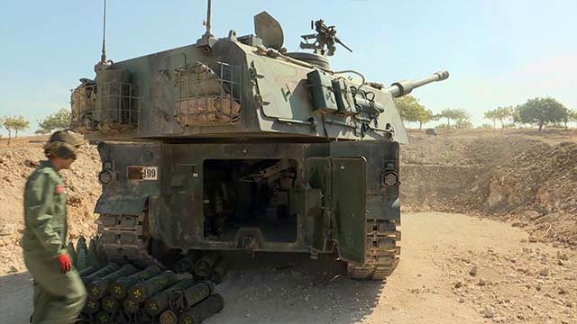 Teröristlerin Obüs'le vurulma görüntüleri ortaya çıktı! 