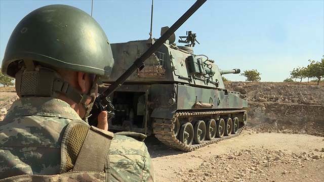 Teröristlerin Obüs'le vurulma görüntüleri ortaya çıktı! 