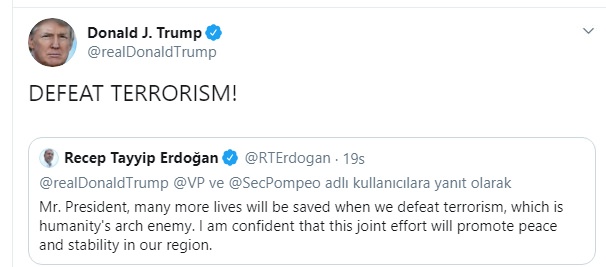 ABD Başkanı Trump açıkladı: Erdoğan anlaşmadan memnun