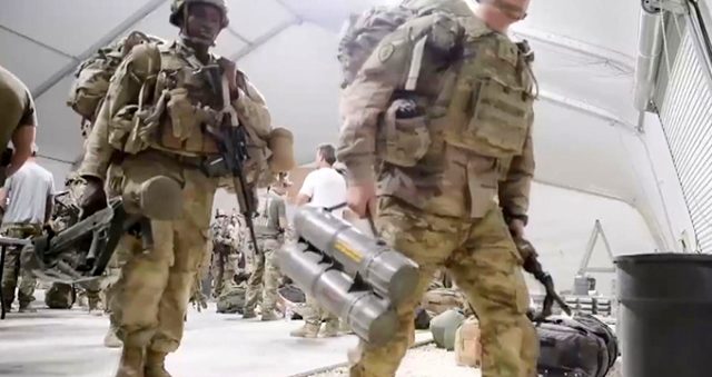 ABD askerlerinin Suriye'den ayrıldığı görüntüler ortaya çıktı!