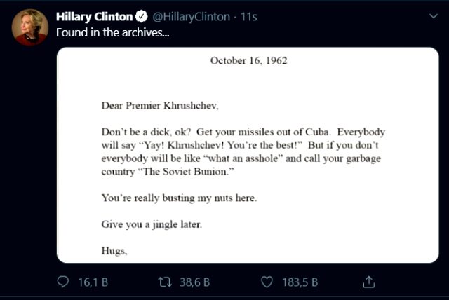 Clinton'dan Trump'ın skandal mektubuna sert gönderme: Kafamı bozma, seni ararım!