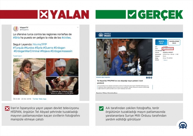 İran'dan çirkin manipülasyon! Gerçeği AA muhabiri ortaya çıkardı...