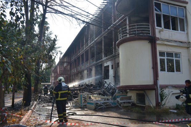 Bir Zamanlar Çukurova dizisinde yangın