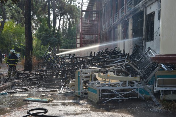 Bir Zamanlar Çukurova dizisinde yangın