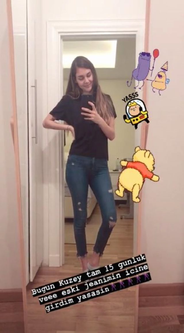 15 gün önce anne olan Berfu Yenenler'in verdiği kilolar dikkat çekti