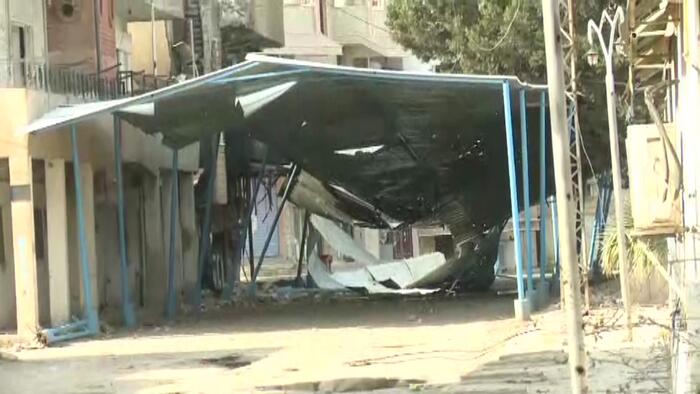 Resulayn'da Türk bayrağı dalgalanıyor