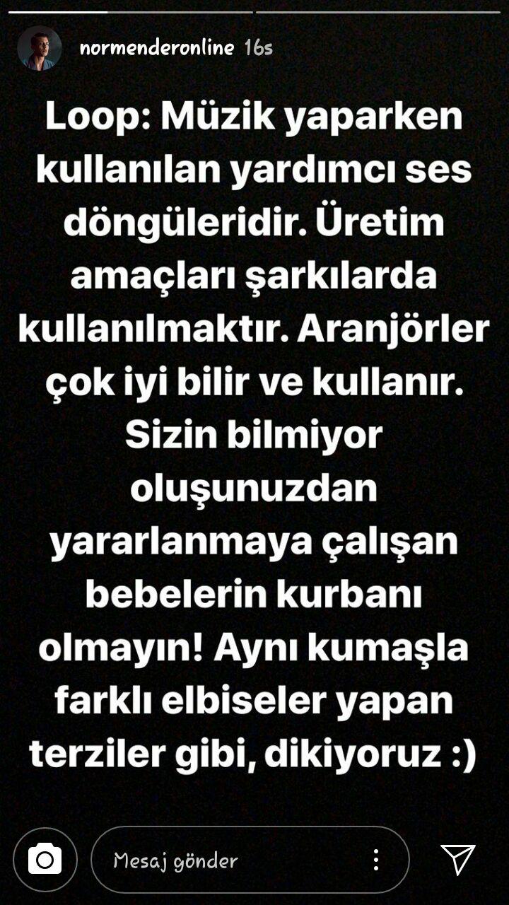 Şarkısının çalıntı iddialarına Norm Ender'den açıklama