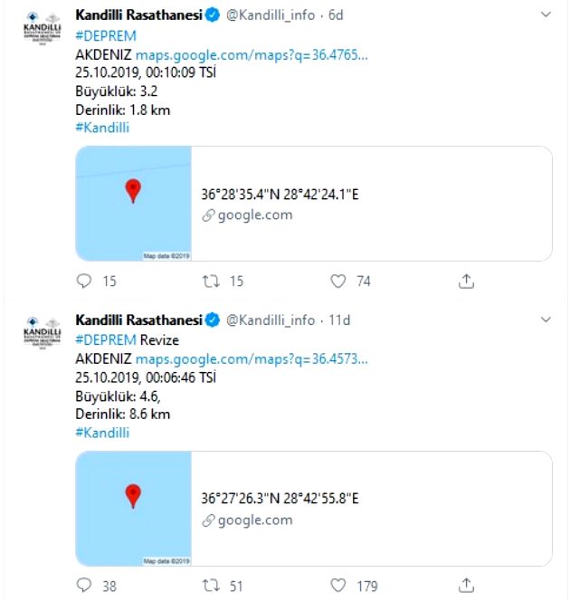 Muğla'nın Dalaman açıklarında korkutan deprem