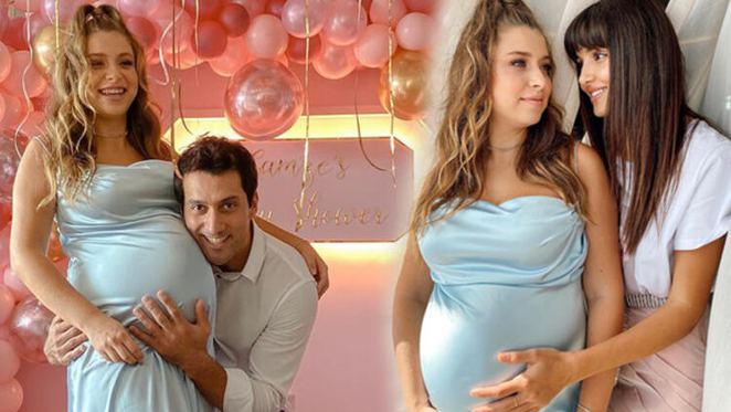 Oyuncu Hande Erçel'in ablasından baby showe partisi