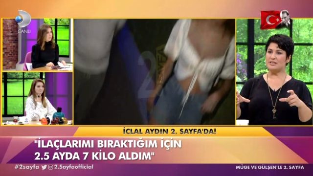 İclal Aydın troid ilaçlarını bırakınca verdiği kiloları geri aldı