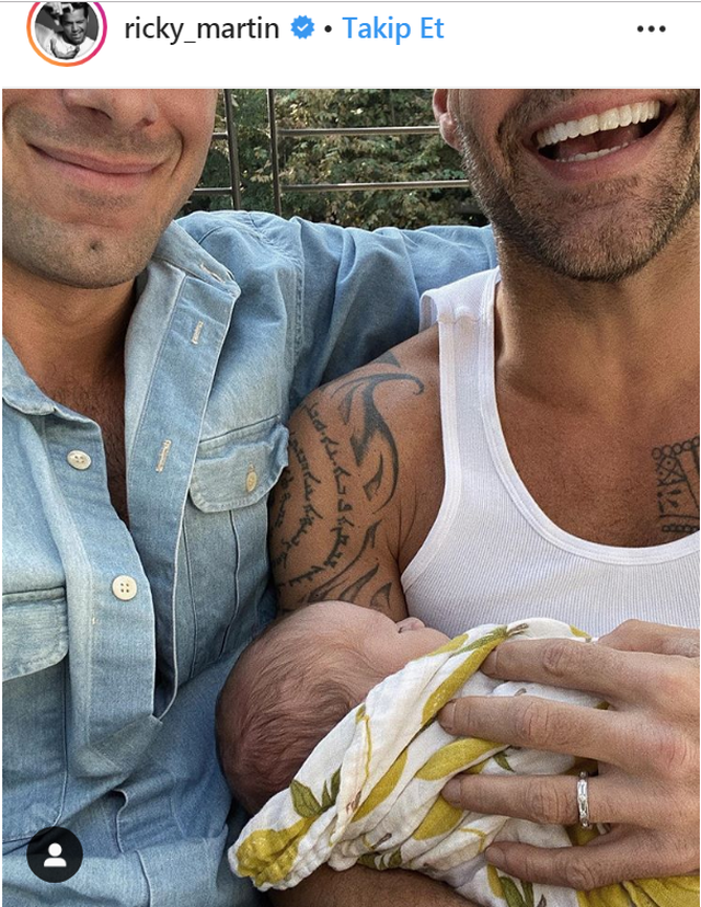 Ricky Martin ve eşi Jwan Yosef'in kız bebekleri dünayaya geldi