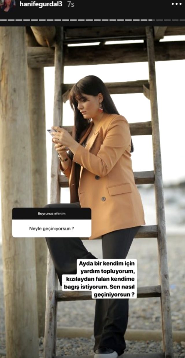 Hanife Gürdal sahilde sevgilisinin kucağına atladı