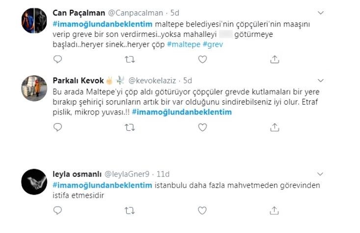 Maltepe'deki çöp sorunu sosyal medyanın gündeminde! Ekrem İmamoğlu neredesin?