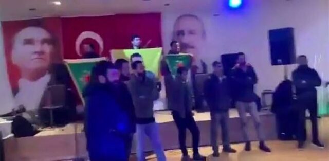 CHP'nin etkinliğini PKK'lılar bastı 