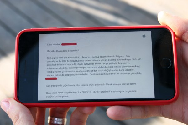 Apple'dan ceza yiyen genç, bu kez teşekkür aldı