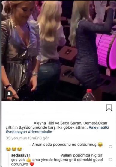 Seda Sayan'dan takipçisine cevap: Vallahi popomdan hiçbir şey yok