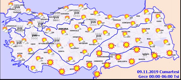 Meteoroloji 8 Kasım Cuma hava durumu son dakika! Bugün hava nasıl olacak?