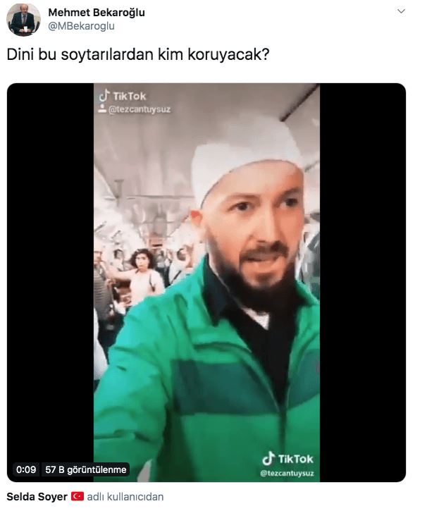CHP'li Bekaroğlu'ndan cübbesiyle metroda ilahi söyleyen adama 'soytarı' tepkisi!