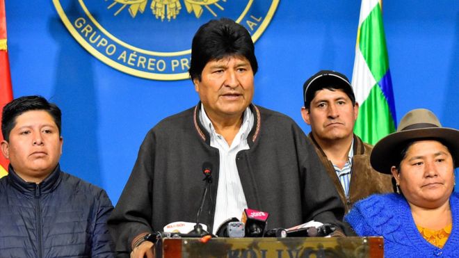 Baskı nedeniyle istifa eden Evo Morales'ten darbe açıklaması!