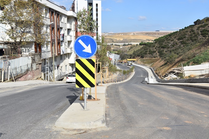 Pendik yeni yollarıyla trafiği rahatlatmaya devam ediyor