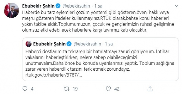 Son günlerde artan siyanürle intihar olayları sonrası RTÜK'ten son dakika açıklaması!