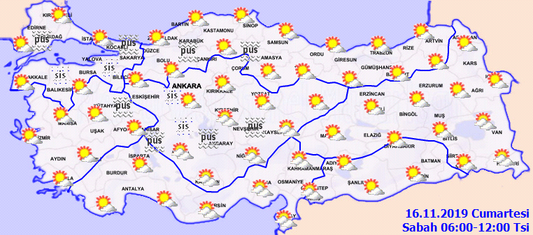 Yola cıkacaklar dikkat! Meteoroloji uyardı: O saatlerde pus ve sis olacak!