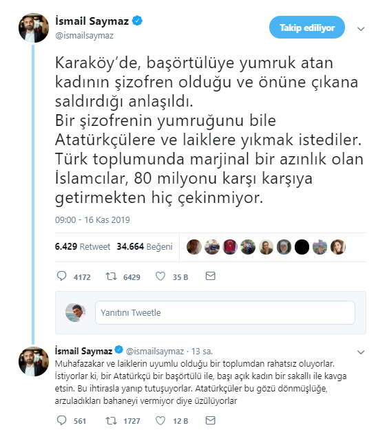 Teknoloji Bakanı Varank başörtüsüne yapılan saldırıya ilişkin sert tepki gösterdi