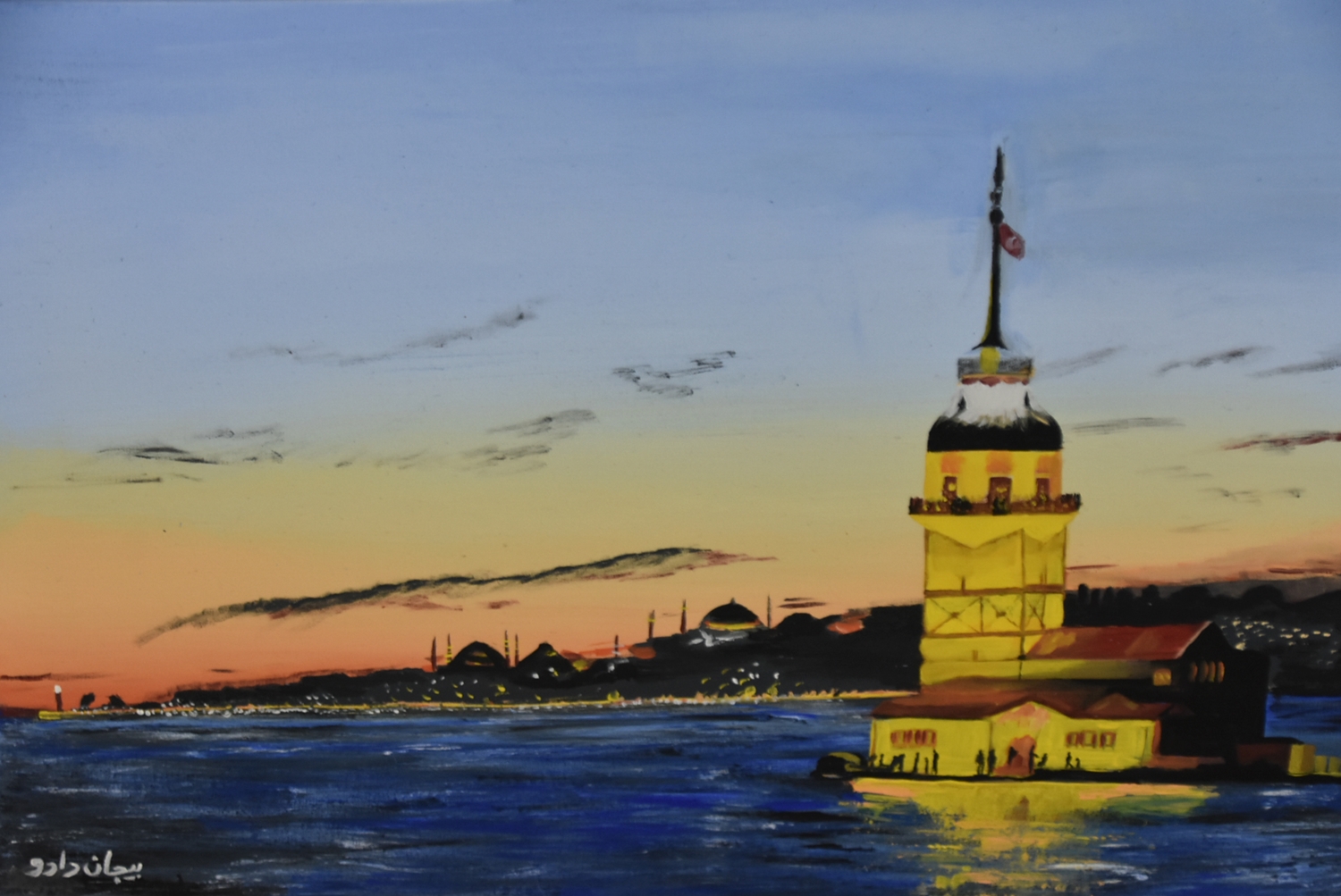 Suriyeli Hayfa duygularını sanatla buluşturuyor