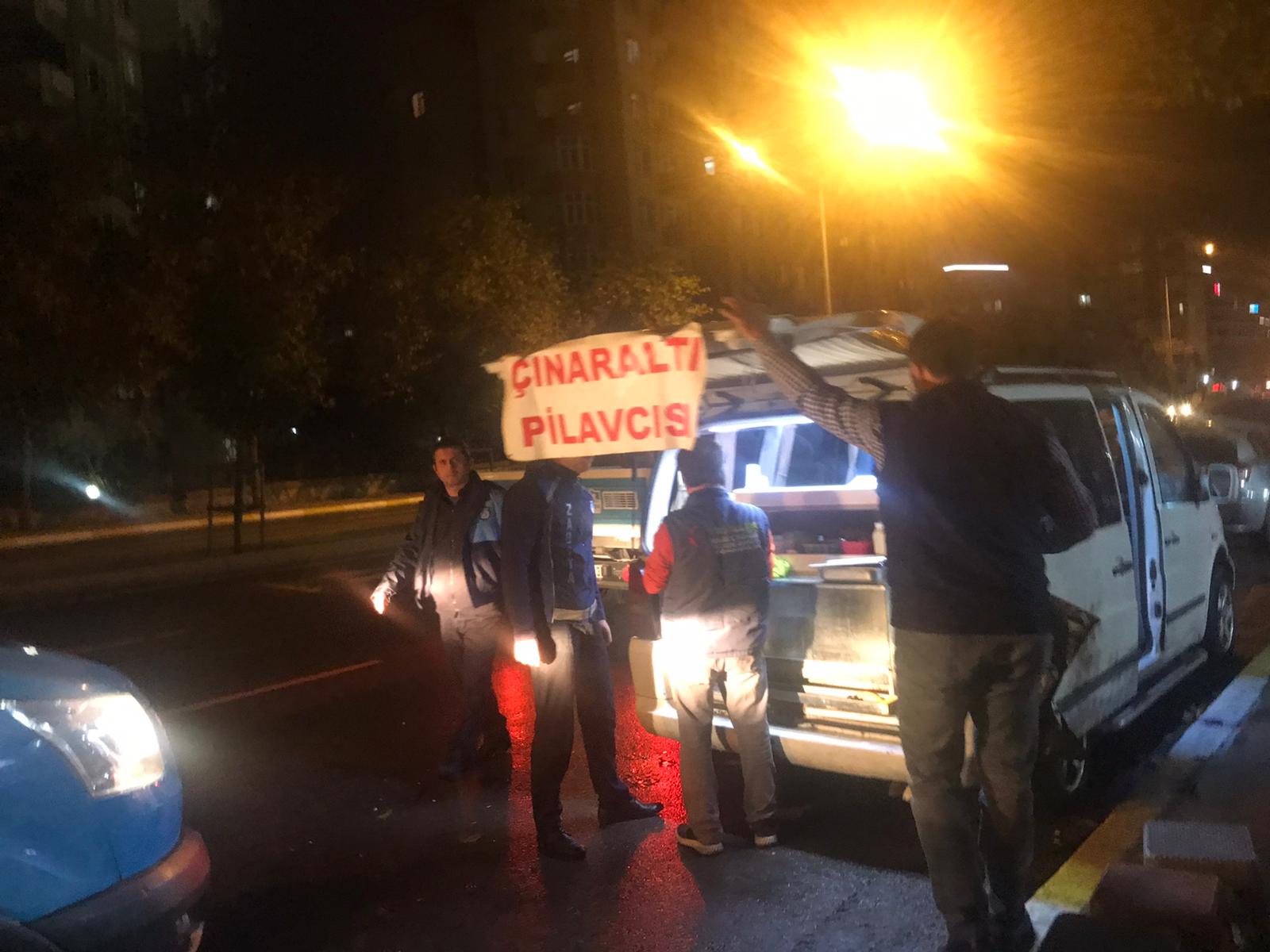 Pendik Belediyesi sokak pilavcılarını denetledi