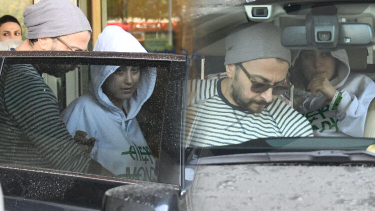 Bebeği Fikret Ali'yi kucağına alan Hazal Kaya taburcu oldu