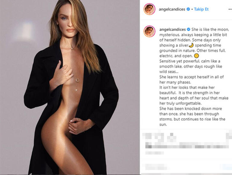 Candice Swanepoel kamera karşısına geçti görenleri büyüledi