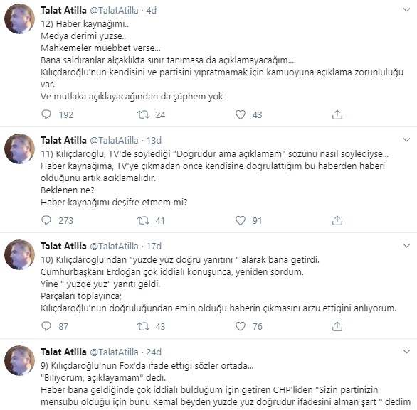 O iftiranın sahibi Talat Atilla'dan yeni açıklamalar peş peşe geldi
