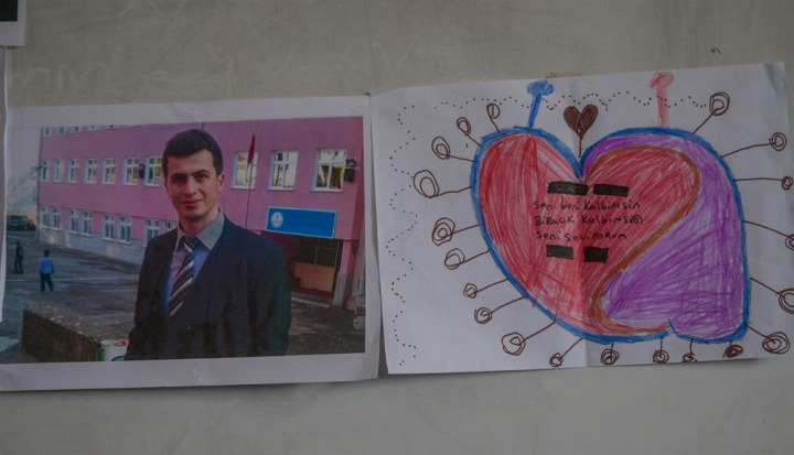 Şehit öğretmenler Aybüke Yalçın ve Necmettin Yılmaz Öğretmenler Günü'nde unutulmadı