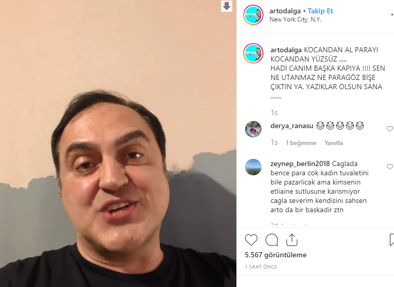 Arto’dan Çağla Şıkel'e çirkin cevap: Git kocandan al o parayı