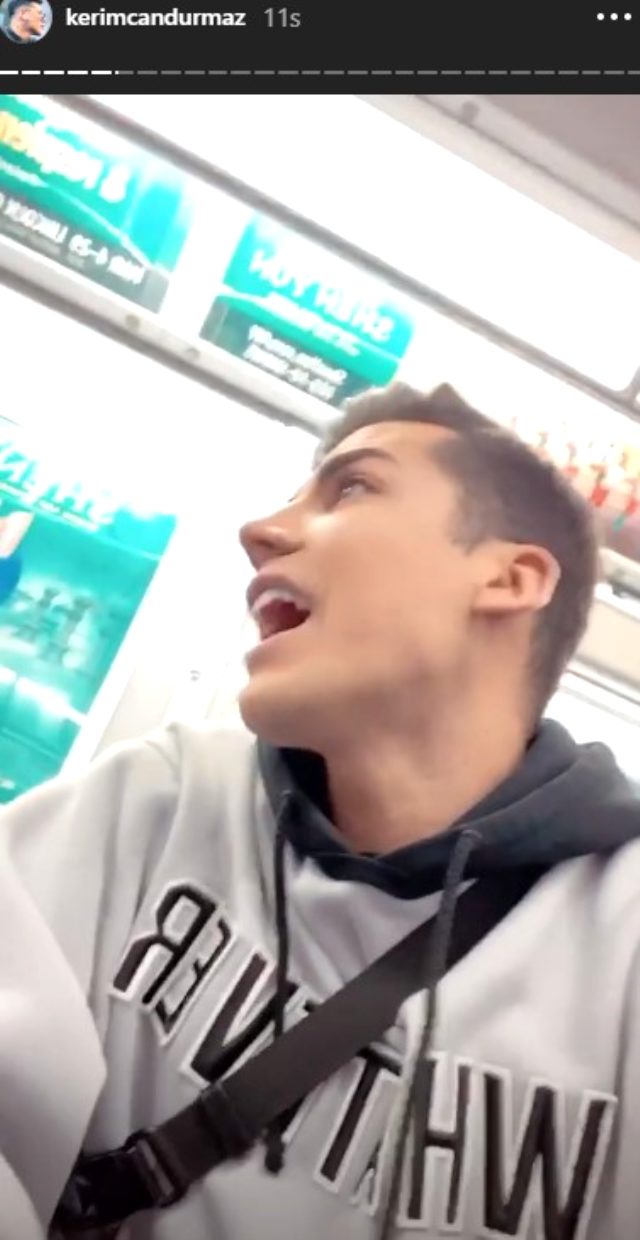 Beni inanılmaz tahrik etti diyen Kerimcan Durmaz metroda kavga çıkardı