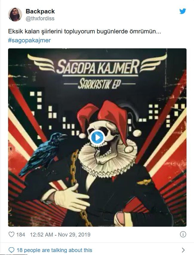 Sagopa Kajmer yeni albümündeki şarkısı Toz Taneleri ile gündeme oturdu