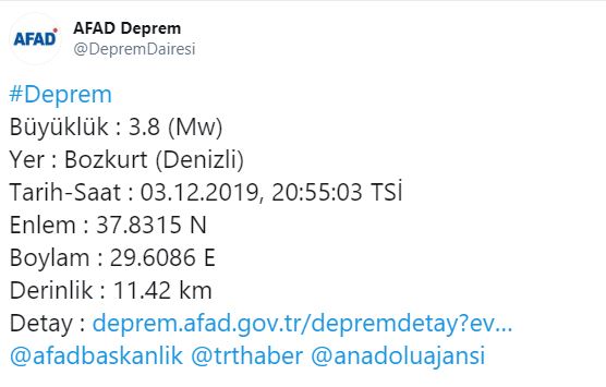 Deprem mi oldu? Son depremler neler?